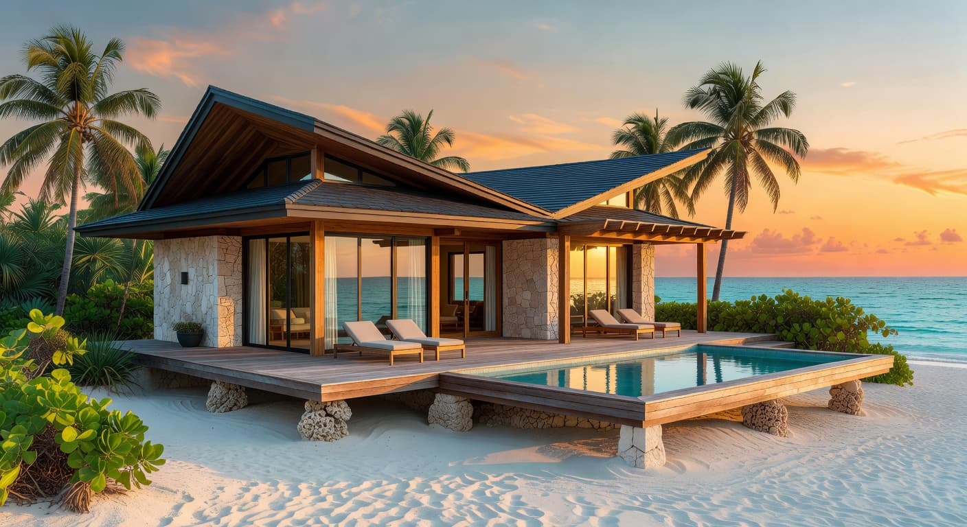 Sunset Villa architectural concept rendering
